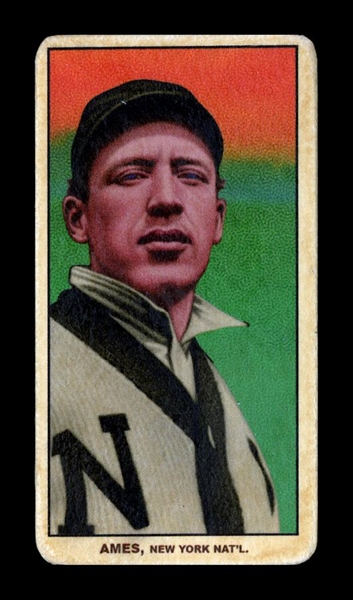 T206-Helmar #303 Ames, Leon "RED", 17 yrs 2.63 ERA, 184 Wins  New York Giants