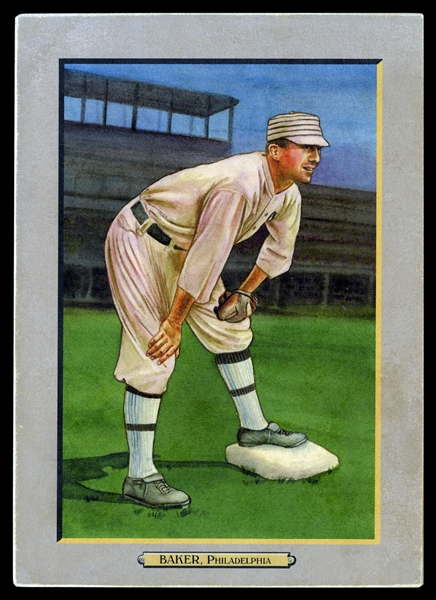 T3-Helmar #7 Frank "Home Run" BAKER Philadelphia Athletics HOF