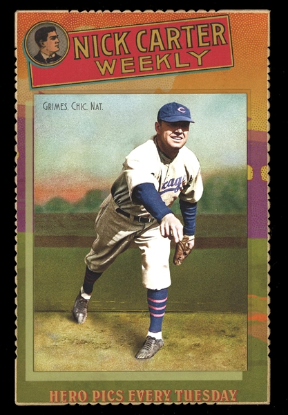 Helmar Cabinet III #77 Burleigh GRIMES; 270 wins Chicago Cubs HOF First Time