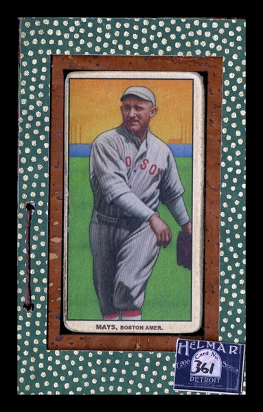 T206-Helmar #361 Carl Mays Boston Red Sox