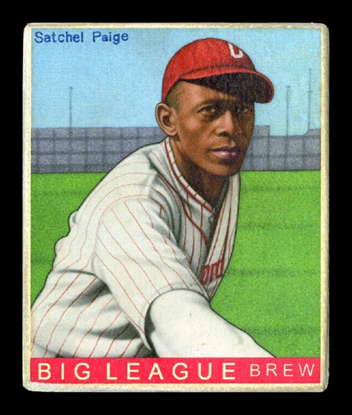 R319-Helmar Big League #509 LeRoy "Satchel" PAIGE Pittsburgh Crawfords HOF