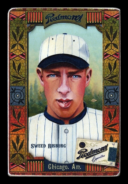 Helmar Oasis #326 Swede Risberg, banned from baseball Chicago White Sox