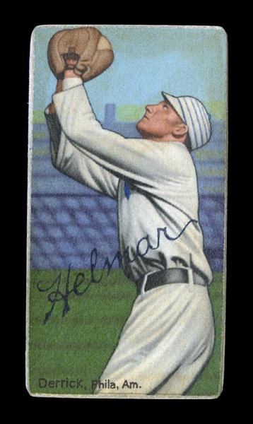 T206-Helmar #546 Claud Derrick Philadelphia Athletics