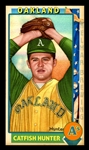 This Great Game 1960s #189 Catfish HUNTER Oakland Athletics HOF