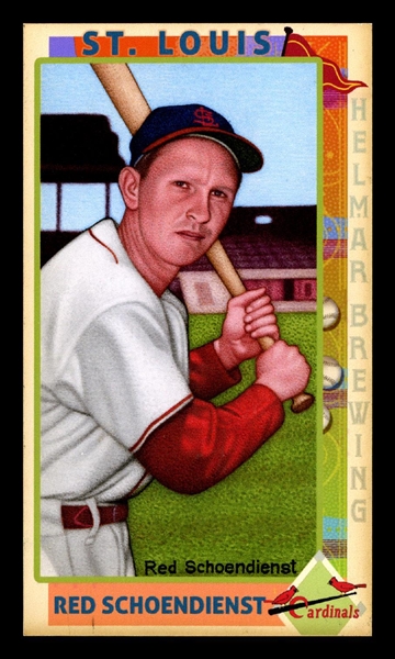 This Great Game 1960s #192 Red SCHOENDIST St. Lous Cardinals HOF