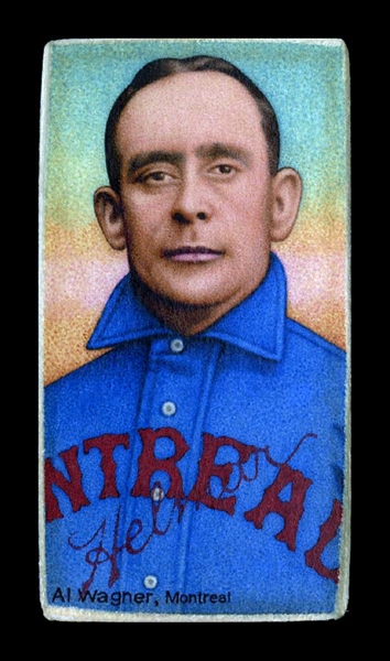 T206-Helmar #588 Butts Wagner: Elder brother of Honus WAGNER Montreal Royals