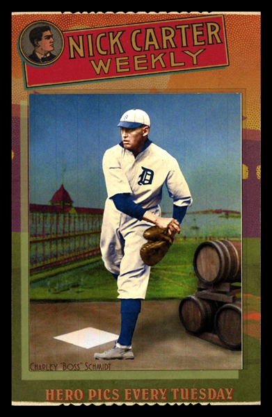 Helmar Cabinet III #1 Charley "Boss" Schmidt, early tormentor of Ty COBB Detroit Tigers