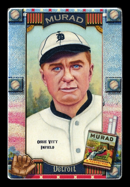 Helmar Oasis #323 Ossie Vitt Detroit Tigers