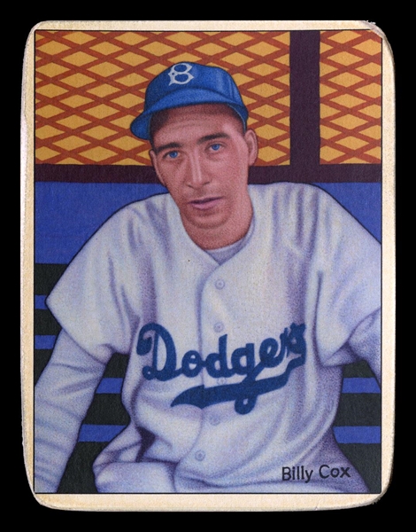 Helmar This Great Game #82 Billy Cox Brooklyn Dodgers