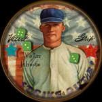 H813-4 Boston Garter-Helmar #54 Walter JOHNSON Washington Senators HOF