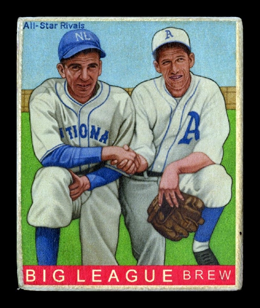 R319-Helmar Big League #503 Carl HUBBELL & Lefty GOMEZ Multiple HOF