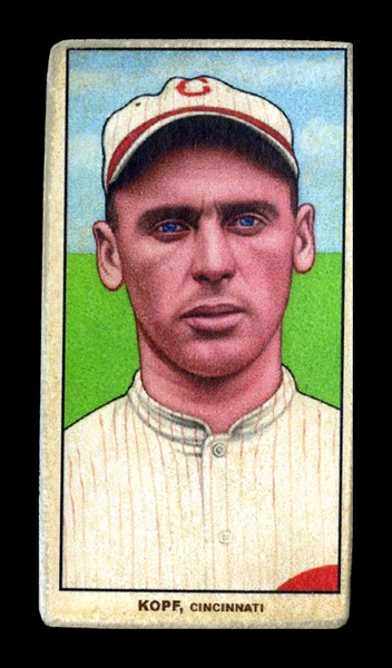 T206-Helmar #370 Larry Kopf; alias "Fred Brady" Cincinnati Reds