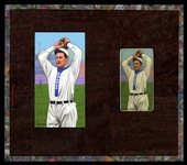 Original Art: Ed Walsh, Athletics, Helmar t206 #542 painting & card by Verma