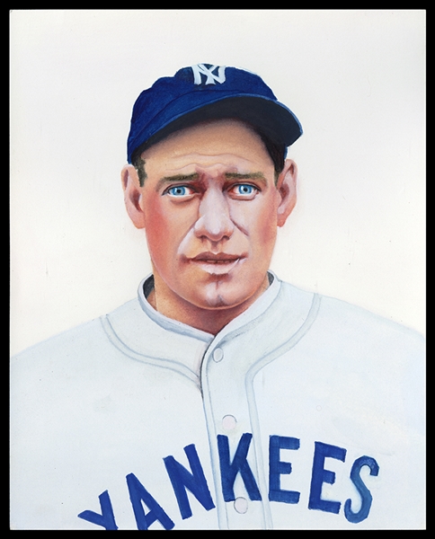 J.S. Pedley Original Art: Leo Durocher, Yankees, "The All-American Out"