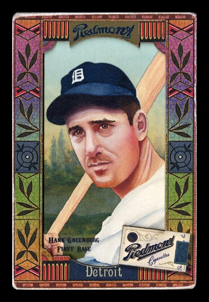 Helmar Oasis #333 Hank GREENBERG, lifetime .313 average Detroit Tigers HOF