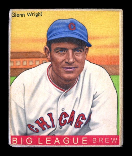 R319-Helmar Big League #490 Glenn Wright Chicago White Sox