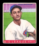 R319-Helmar Big League #491 Willard Hershberger Cincinnati Reds