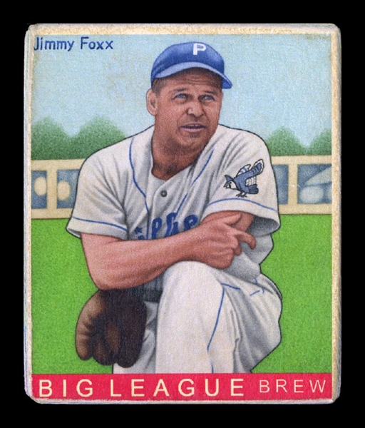 R319-Helmar Big League #492 Jimmie FOXX Philadelphia Phillies HOF