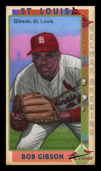 This Great Game 1960s #122 BOB GIBSON St. Louis Cardinals HOF