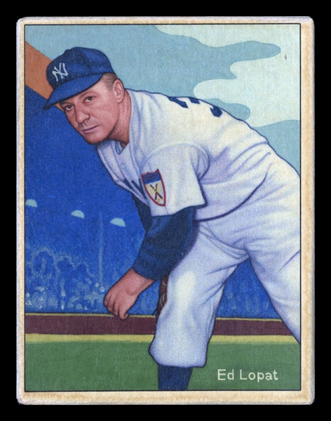 Helmar This Great Game #146 Eddie Lopat New York Yankees First Time