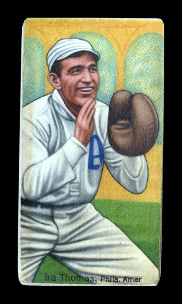 T206-Helmar #556 Ira Thomas Philadelphia Athletics