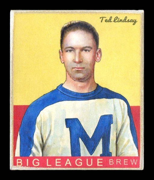 Helmar R319 Hockey #34 TED LINDSAY St. Michaels Major, Toronto HOF