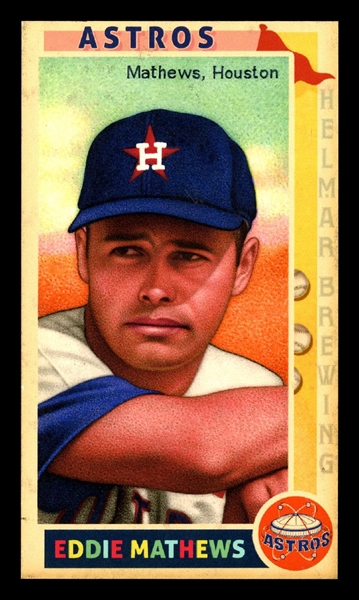 This Great Game 1960s #41 Eddie MATHEWS Houston Astros HOF