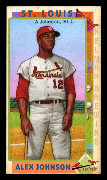 This Great Game 1960s #73 Alex Johnson, 1970 American League Batting Champ St. Louis Cardinals