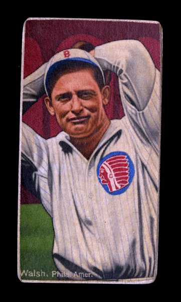 T206-Helmar #543 Ed WALSH: 40 victories in 1908; 1.82 lifetime ERA Boston Braves HOF