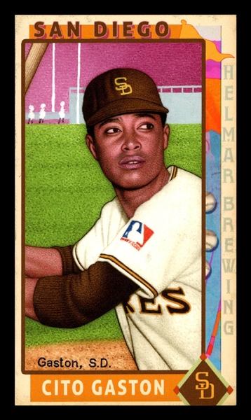 This Great Game 1960s #82 Cito Gaston, 11 years playing, 12 managing San Diego Padres