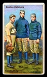 Helmar Polar Night #139 Three Boston Americans Catchers Together Boston Red Sox