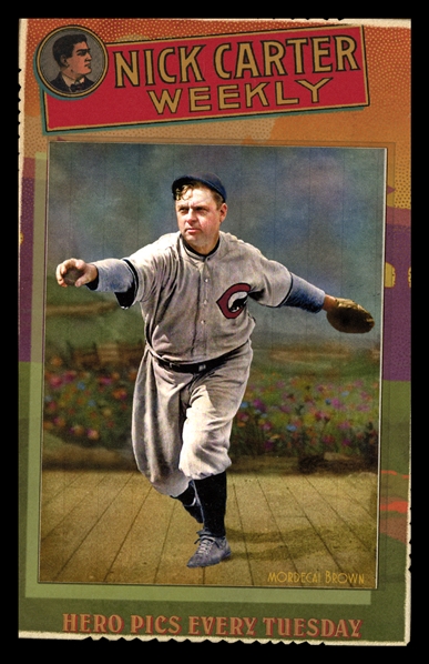 Helmar Cabinet III #32 Mordecai BROWN Chicago Cubs HOF