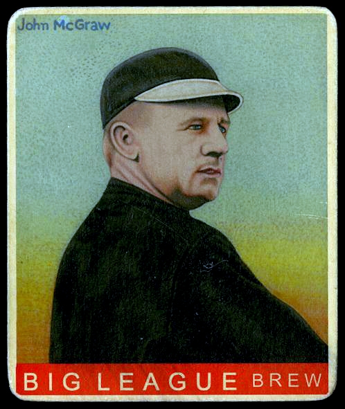 R319-Helmar Big League #70 John McGRAW: .334 lifetime over 16 years; 33 years a manager New York Giants HOF