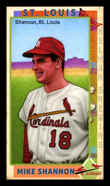 This Great Game 1960s #74 Mike Shannon, entire career with the Cardinals St. Louis Cardinals