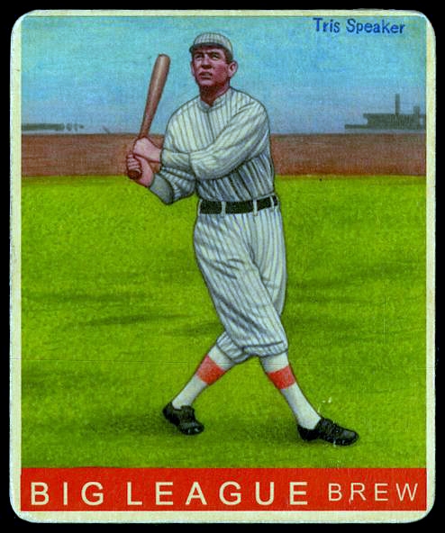 R319-Helmar Big League #76 Tris SPEAKER Boston Red Sox HOF