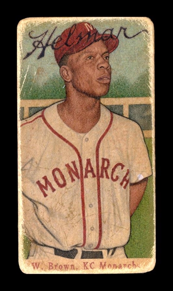 T206-Helmar #459 Willard BROWN Kansas City Monarchs HOF