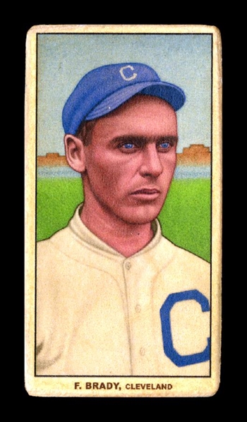 T206-Helmar #369 Fred (Larry Kopf) Brady Cleveland Indians