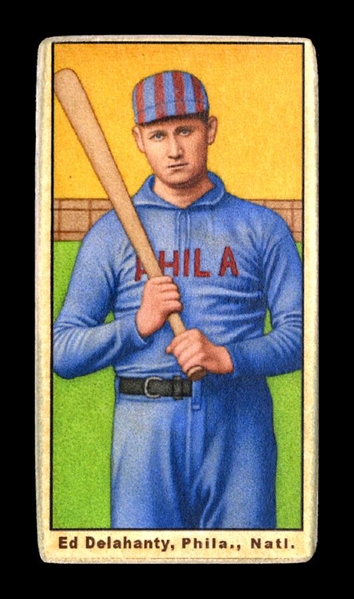 T206-Helmar #411 Ed DELAHANTY Philadelphia Phillies HOF