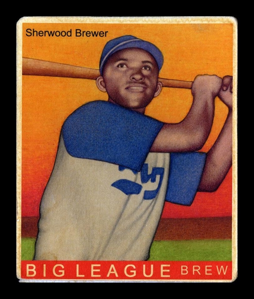 R319-Helmar Big League #303 Sherwood Brewer Indianapolis Clowns