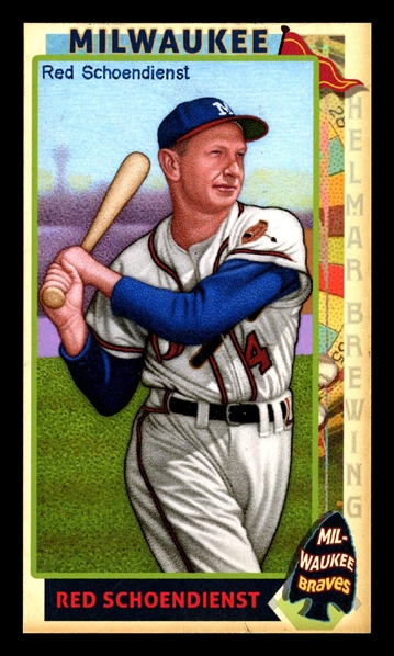 This Great Game 1960s #235 Red SCHOENDIST Milwaukee Braves HOF