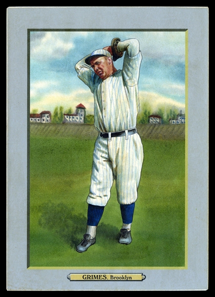 T3-Helmar #156 Burleigh GRIMES; 270 wins Brooklyn Dodgers HOF