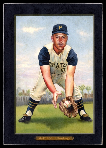 Helmar T4 #44 Bill MAZEROSKI Pittsburgh Pirates HOF