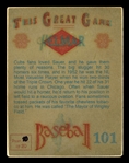 Helmar This Great Game #101 Hank Sauer Chicago Cubs