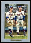 T3-Helmar #169 Warren SPAHN & Johnny Sain Boston Braves HOF