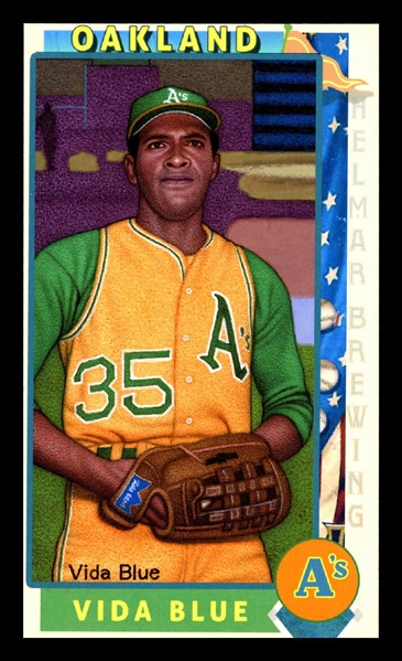 This Great Game 1960s #187 Vida Blue Oakland Athletics