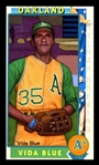 This Great Game 1960s #187 Vida Blue Oakland Athletics