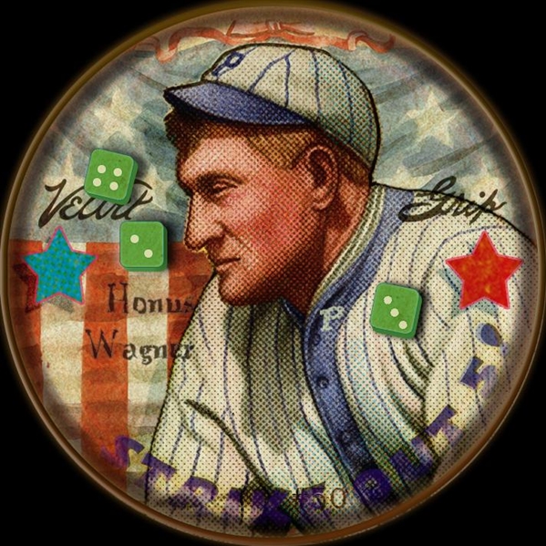 H813-4 Boston Garter-Helmar #50 Honus WAGNER Pittsburgh Pirates HOF