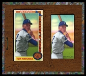 Original Art: Tom Matchick, Tigers, card #154  painting & card by Verma
