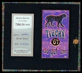 Original Art: Tom Matchick, Tigers, card #154  painting & card by Verma