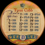 Helmar Our Guy #182 Ty COBB Detroit Tigers HOF